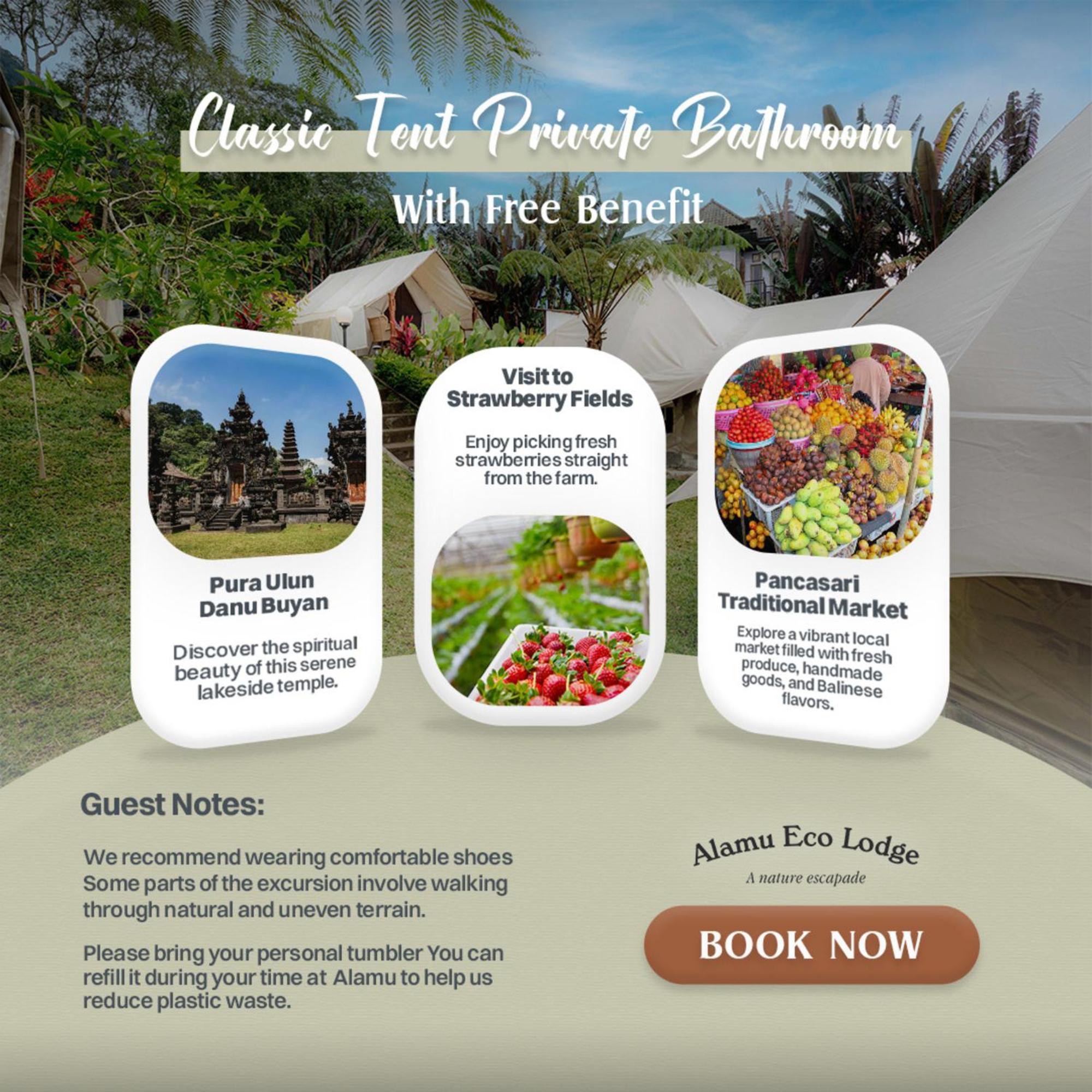 Alamu Eco Lodge Bedugul  Eksteriør bilde